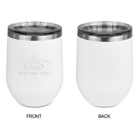 Custom Stemless Stainless Steel Wine Tumblers Design Preview Online