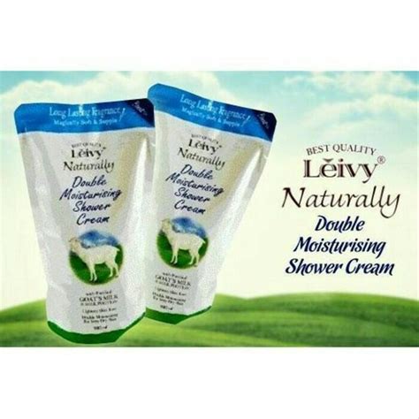 Jual Leivy Naturally Double Moisturising Shower Cream Refill Shopee