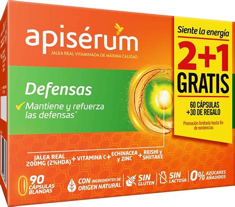 Apisérum Defensas Pack Ahorro 90 Cápsulas — Viñamata Group