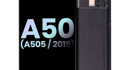 Samsung Galaxy A50 A505 Ekran Dokunmatik Siyah Çıtalı Orjinal Servis