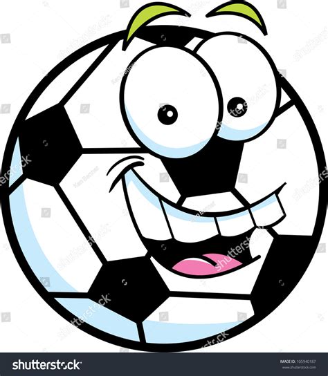 Cartoon Illustration Of A Soccer Ball 105940187 Shutterstock