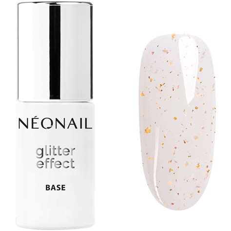 Neonail Glitter Effect Base Baza Hybrydowa Do Paznokci Nude Sparkle 7