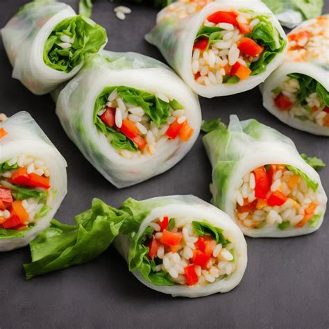 Rainbow Rice Paper Rolls Recipe | Recipes.net