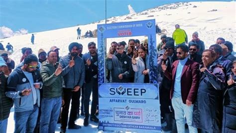 Election Commission posts video of SVEEP program held at Gulmarg ...