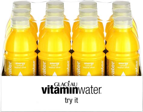 Glac Au Vitaminwater Energy Tropical Citrus Bottle Ml Pack