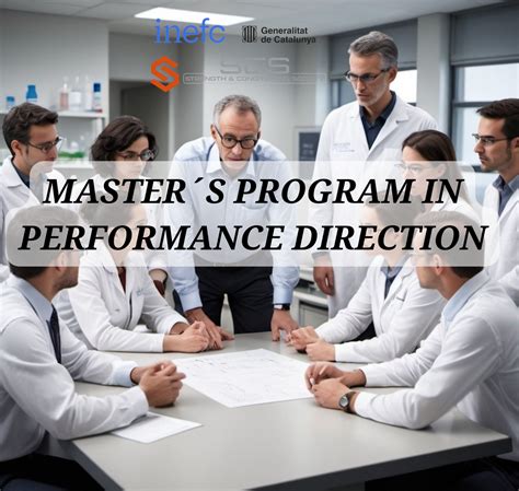 Master´s degree in Performance Direction | Education SCS