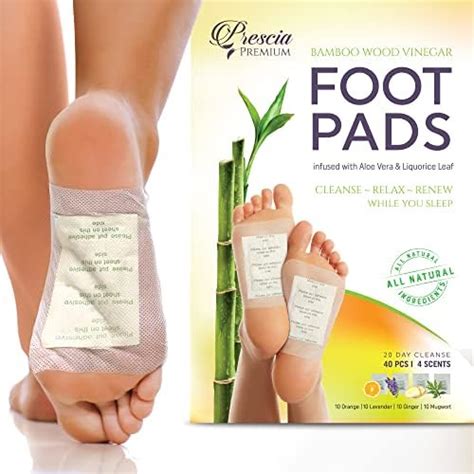 Prescia Foot Pads Deep Cleansing Relaxing Foot Care Patches With