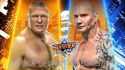 Wwe 2k23 Brock Lesnar Vs Batista [4k 60fps Ps5] Reallifesimulation Youtube