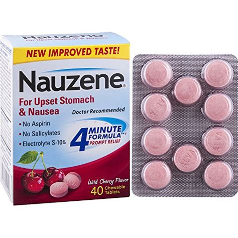 Nauzene For Nausea Relief Chewable Tablets Count Pricepulse