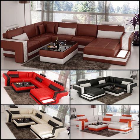 U-shaped modern sectional | Sofa design, Luxury bedroom sets, Modern ...