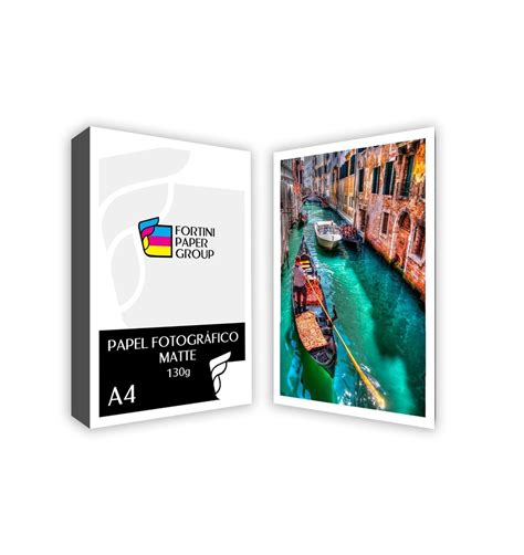 Papel Fotografico G A Matte Fosco Folhas Premium Para Jato De Tinta