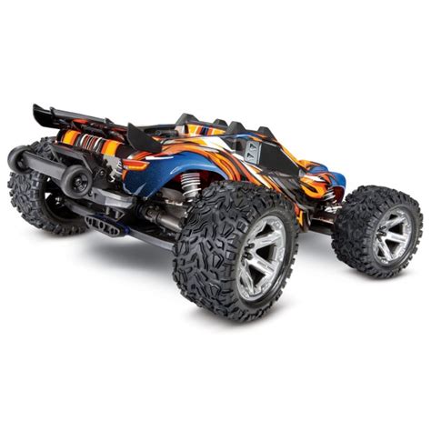 Traxxas Combo Rustler X Orange Vxl Brushless Tsm Avec Aq Ch