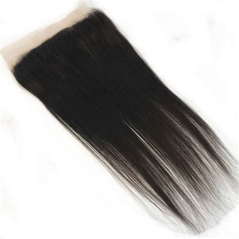 Mejor Single Donor Virgin Hair Natural Black Color Hd Lace 360 Frontal