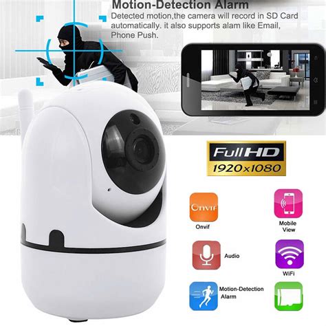 Indoor Wireless WiFi CCTV Camera Home Security System Recorder IP 1080P ...