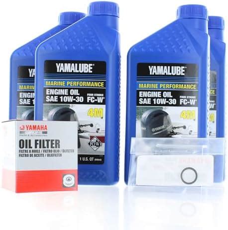 Amazon Yamaha New OEM F200 F225 F250 10W30 Oil Change Kit