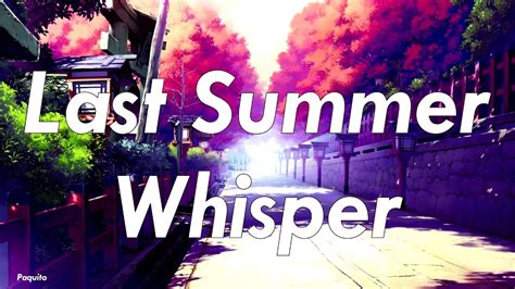 Last Summer Whisper Anri Romaji Lyrics Youtube