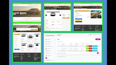 Car Rental Management System In Php Mysql Car Booking Project Php