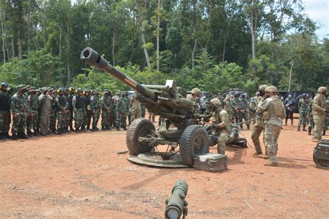 Yonarmed 15 105 Tarik Cailendra Latihan Bersama LFX Garuda Shield 15