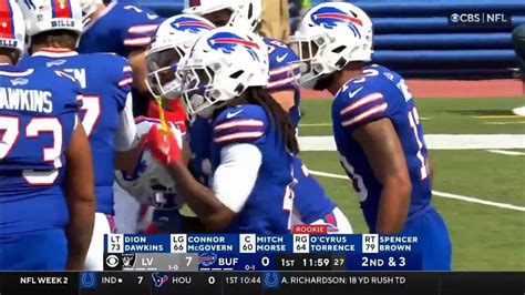 Las Vegas Raiders Vs Buffalo Bills Full Highlights 1st Qtr Sep 17