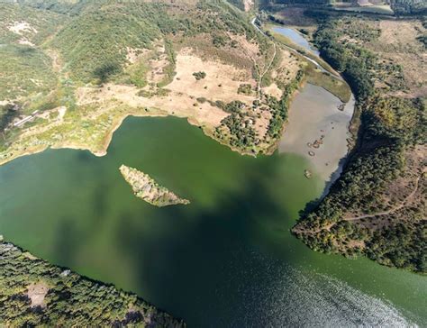 Premium Photo Amazing Aerial Panorama Of Pchelina Reservoir Bulgaria