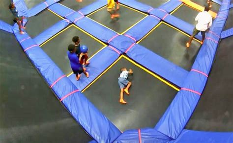 Does indoor trampoline pose a safety hazard to children playing?