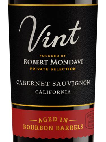 Vint By Robert Mondavi Private Selection Cabernet Sauvignon Aged In