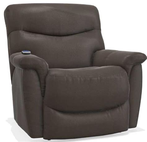 La Z Boy® James Walnut Power Rocking Recliner With Massage And Heat Kondolas Furniture