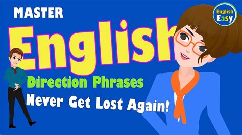 Master English Direction Phrases Never Get Lost Again Youtube