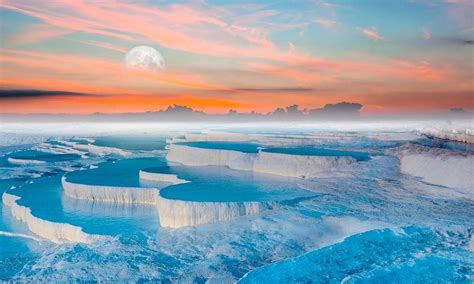 Pamukkale un increíble castillo de algodón en Turquía Foto 1