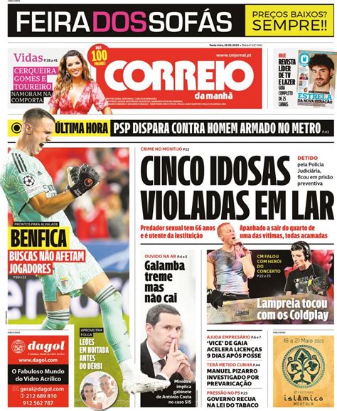 Capa Correio da Manhã 19 maio 2023 capasjornais pt