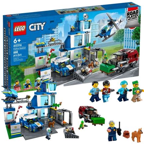 LEGO City KOMISARIAT POLICJI Posterunek BAZA POLICJA Figurki 60316