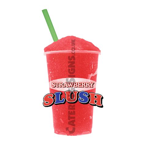 Strawberry Slush Catering Signs UK