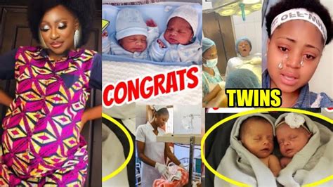 Regina Daniels Co Wife Yvonne Jegede Gives Birth To Twins Youtube