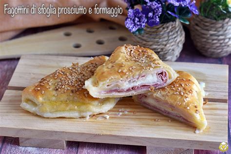 Fagottini Di Sfoglia Con Prosciutto E Formaggio Veloci Gustosi E Filanti