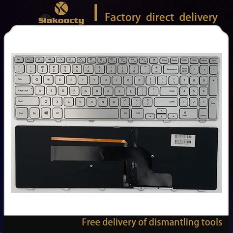 Siakoocty New English For Dell Inspiron Laptop Keyboard