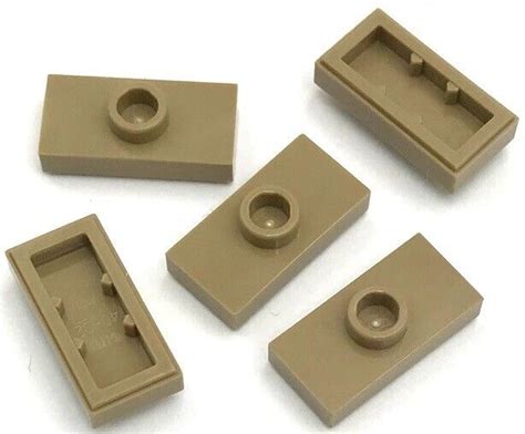 Lego New Dark Tan Plates Modified X W Stud Jumper Parts Ebay