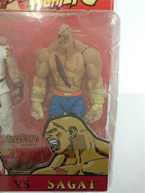 Sota Toys Street Fighter RYU VS SAGAT CAPCOM Game Character Figure Used