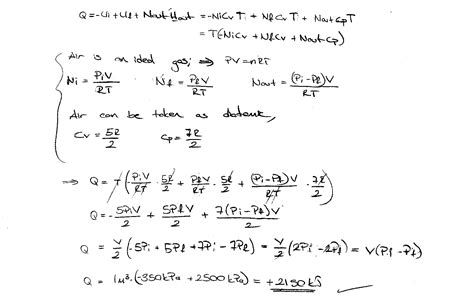 First Law Of Thermodynamics Equations - Tessshebaylo