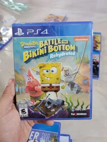 Bob Esponja La Batalla Por Fondo De Bikini Playstation MercadoLibre