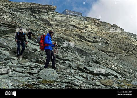 Val Danniviers Hikers Hi Res Stock Photography And Images Alamy