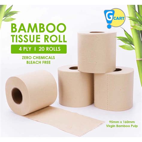 Bamboo Pulp Toilet Kitchen Tissue Bamboo Pulp Facial Tissues Eco