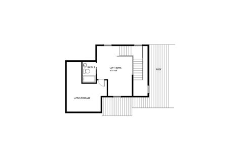 modern loft house   house plan company