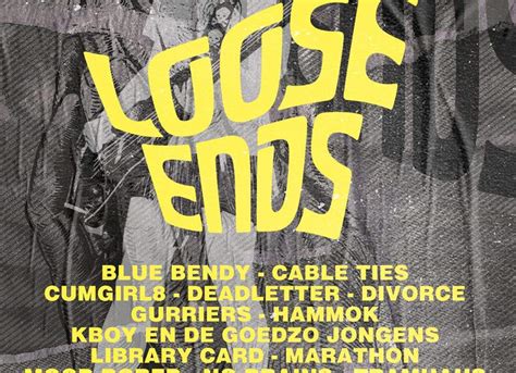 Festivaltip Utrechtse Outdoor Post Punkfuif Loose Ends Maakt Line Up