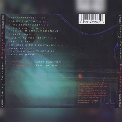 Fingerprints - Larry Carlton mp3 buy, full tracklist