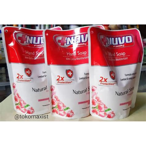 Jual Refill Nuvo Hand Soap Ml With Extra Moisturizer Isi Ulang Sabun