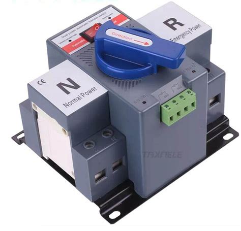 ATS Automatic Dual Power Transfer Switch 2P 63A สวตซสลบแหลงจายไฟ