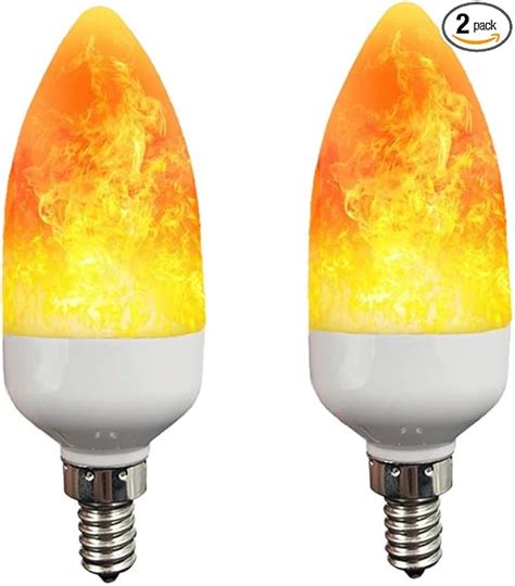 Industrial LED Bulbs Energy Efficient Flaming Fire Lights For Indoor