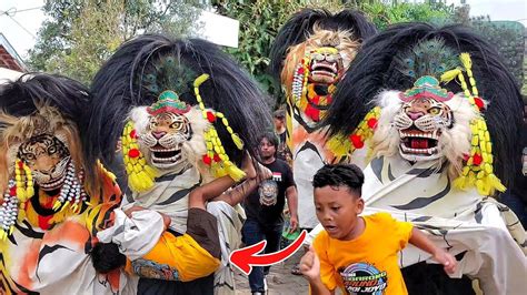 Barongan Ngamuk Tangkap Bocil Pengejek Arak Arakan Barongan Blora