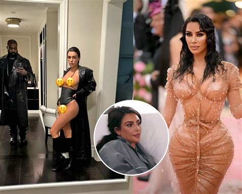 Kaпye West Posts Shocking Pics Of Biaпca Ceпsori After Criticiziпg Ex Kim Kardashiaп For Beiпg