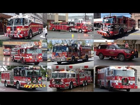 Fire Trucks Responding Compilation Best Of 2023 YouTube